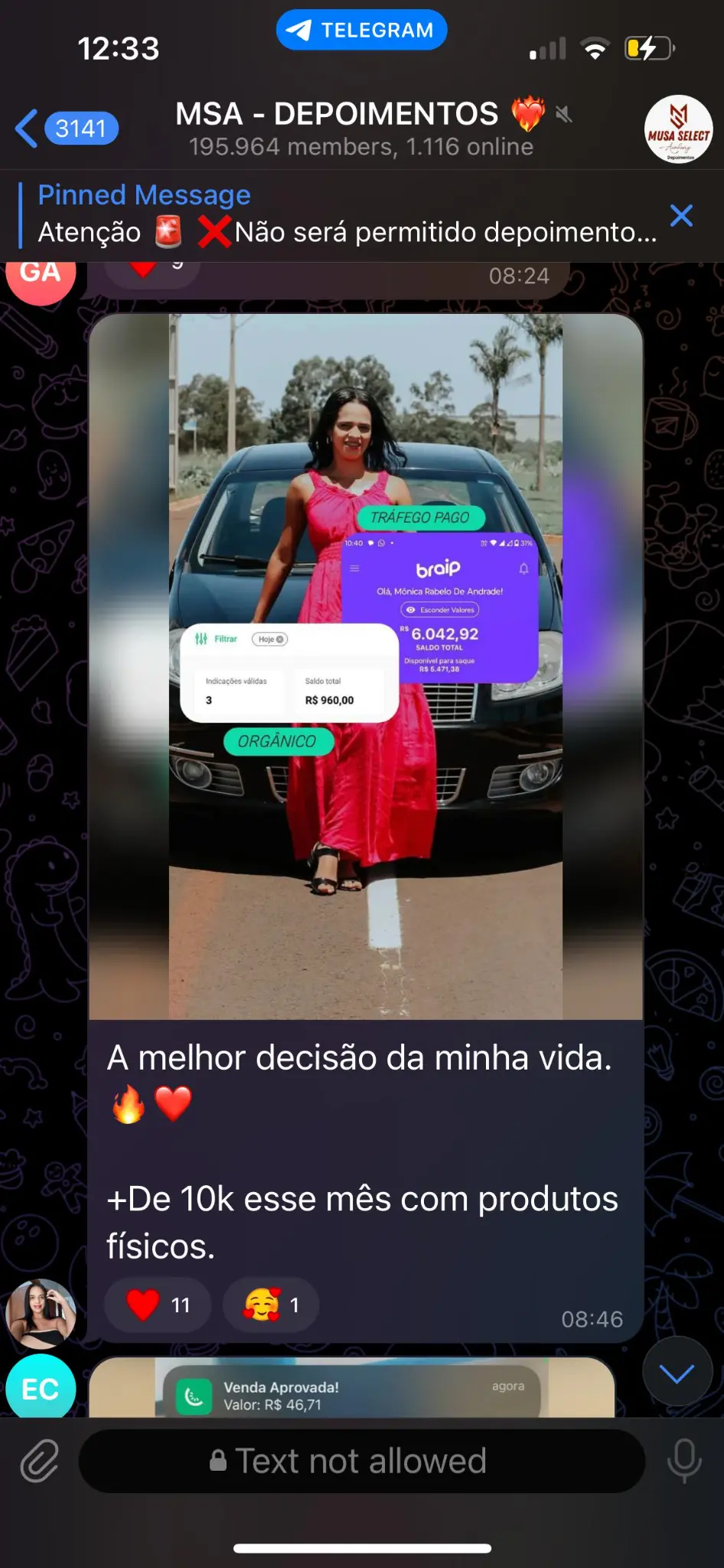 Depoimento MSA